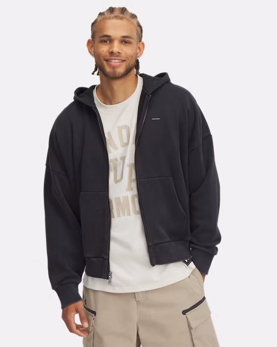 UA Icon Heavyweight Fleece Wash Men's Full-Zip