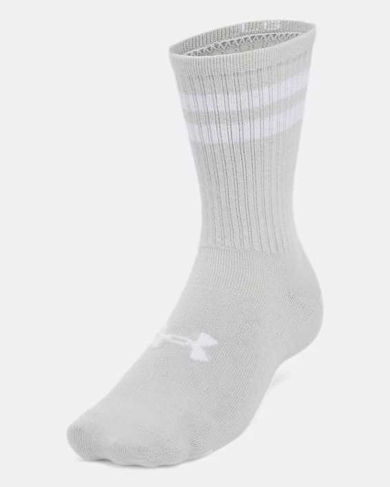 UA Essential Unisex 6-Pack Crew Socks