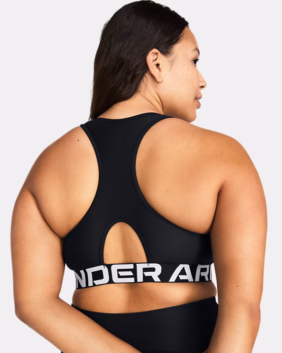 HeatGear® Armour Mid Branded Women's Sports Bra