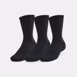 UA Training Cotton Unisex 3-Pack Crew Socks