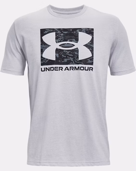 UA ABC Camo Boxed Logo Men's Short Sleeve
