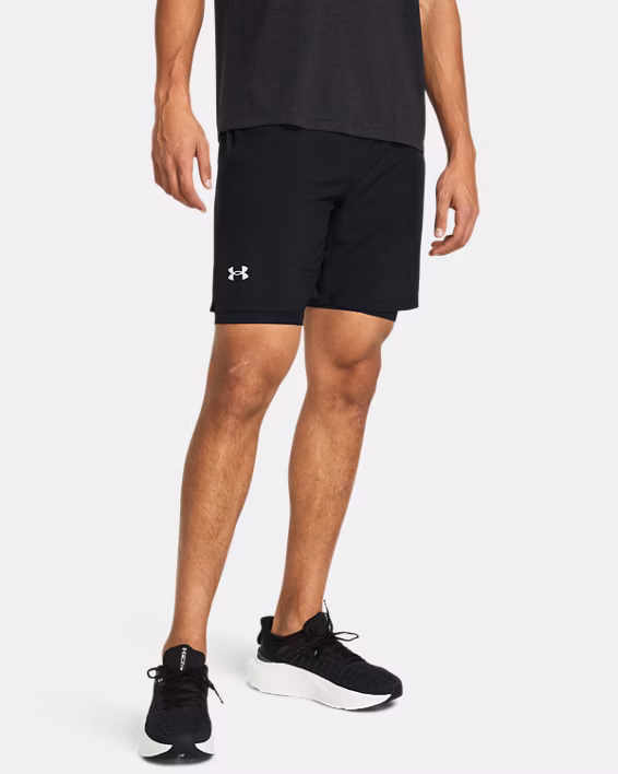 UA Launch Men's 2-in-1 18 cm Shorts