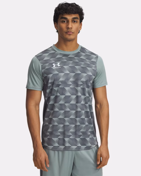 UA Challenger Printed Men's Training Short Sleeve