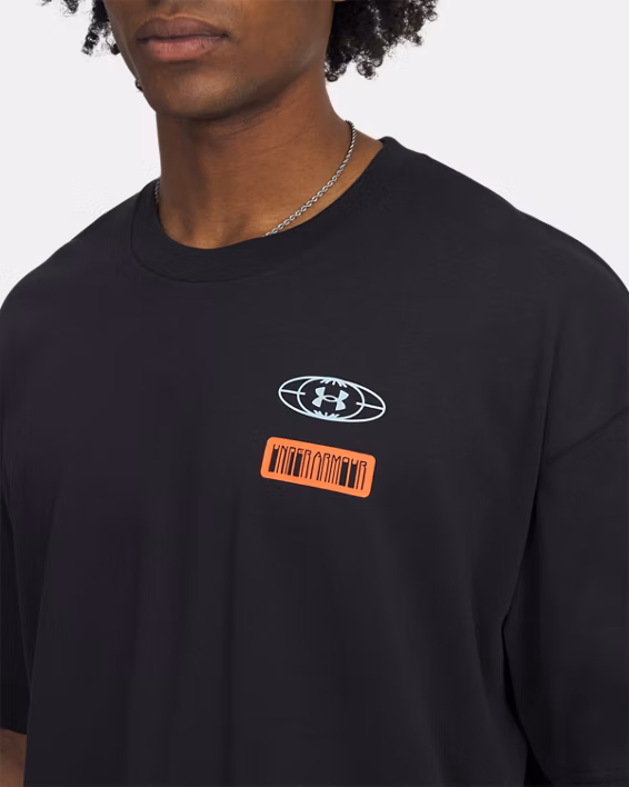 UA Heavyweight Mix Tape Hoops Men's Short Sleeve