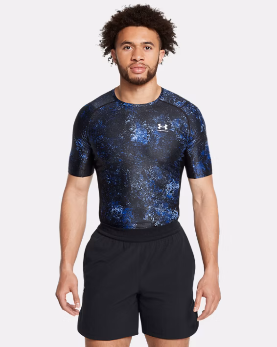 HeatGear® Iso-Chill Printed Men's Short Sleeve
