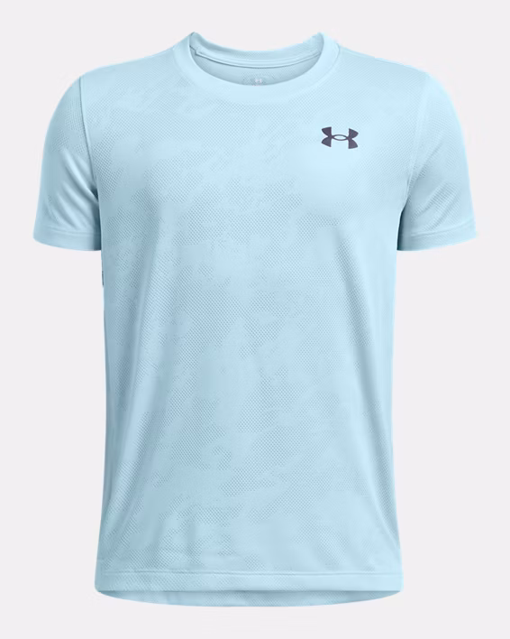 UA Tech™ Vent Jacquard Boys' Short Sleeve