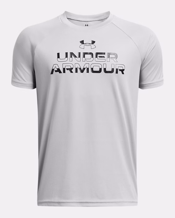 UA Tech™ Split Wordmark Boys' Short Sleeve