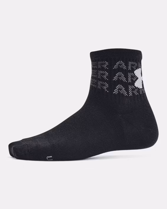 UA Essential Kids' 6-Pack Quarter Socks
