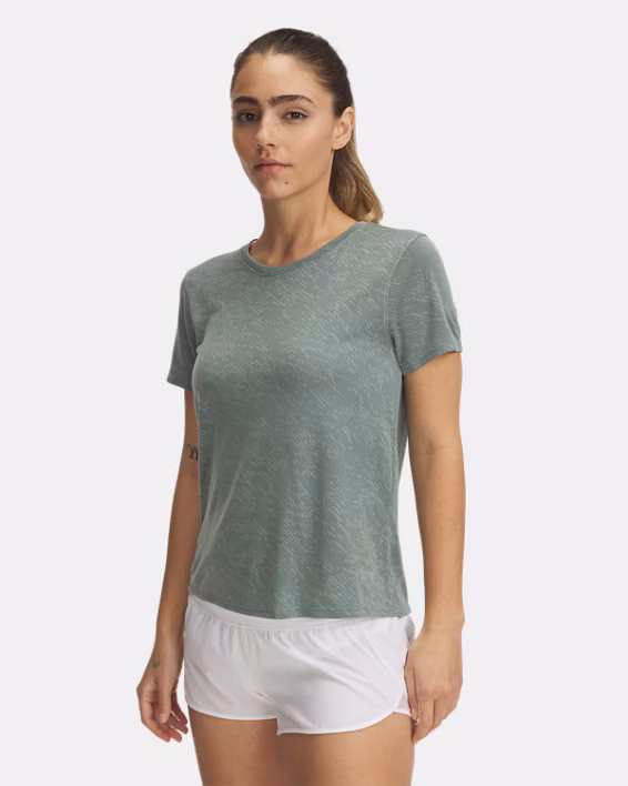 UA Launch Camo Women's Short Sleeve