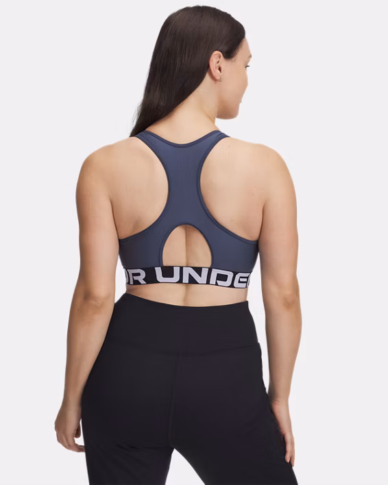 HeatGear® Armour Mid Branded Women's Sports Bra