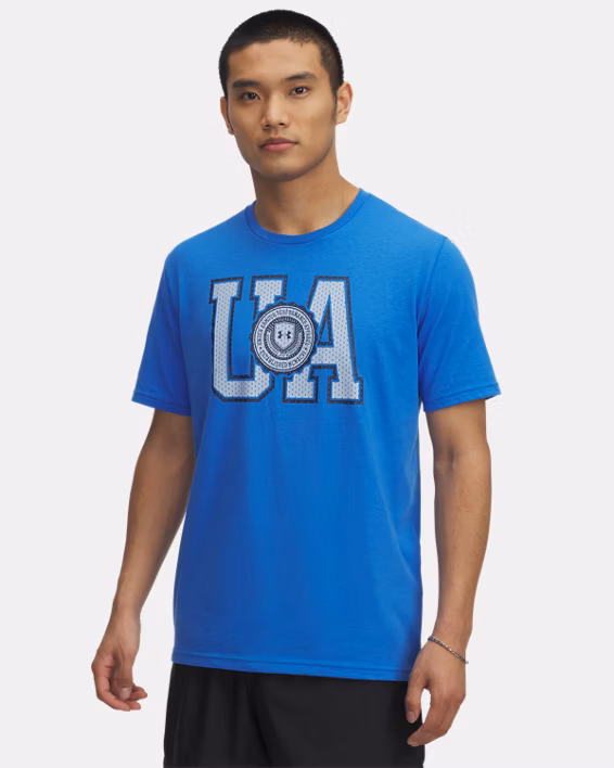UA College Crest Logo Men's Short Sleeve
