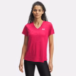 UA Tech™ Twist Women's V-Neck Short Sleeve