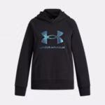 UA Rival Fleece Shimmer Girls' Hoodie