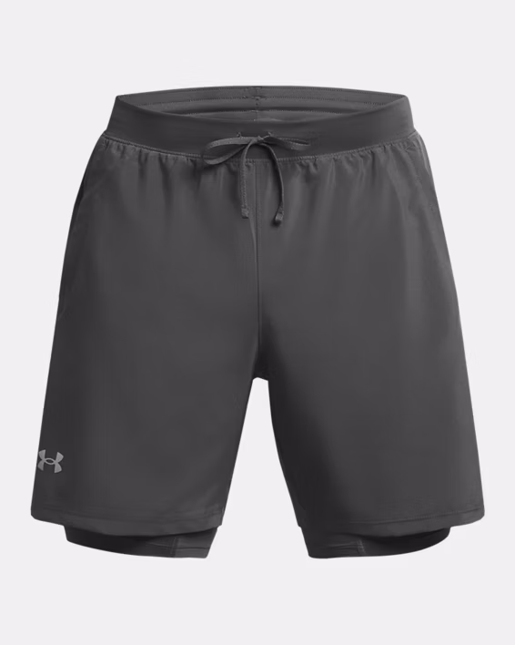 UA Launch Men's 2-in-1 18 cm Shorts