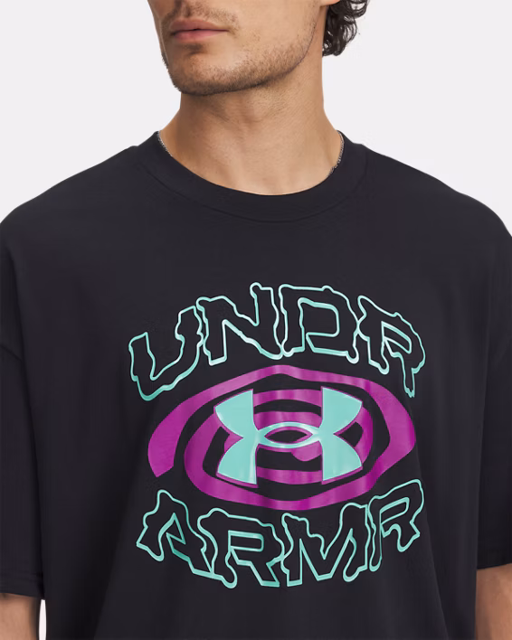 UA Heavyweight Hoops Hoopnotic Men's Short Sleeve