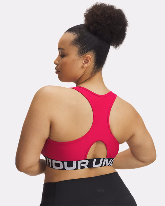 HeatGear® Armour Mid Branded Women's Sports Bra