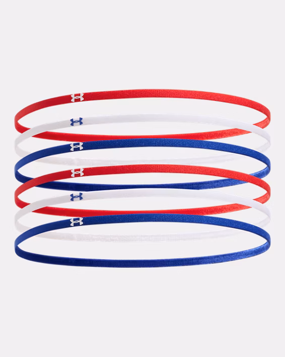 UA Mini Elastic Women's 6-Pack Headbands