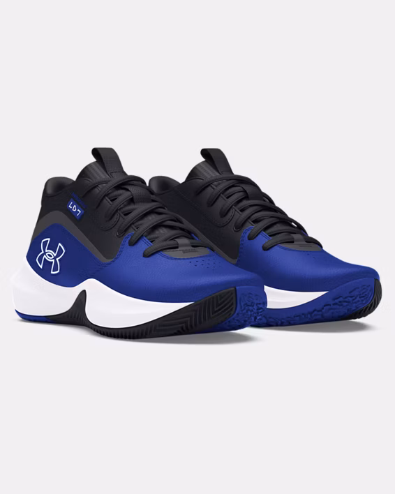 UA Lockdown 7 Grade School Basketball Shoes