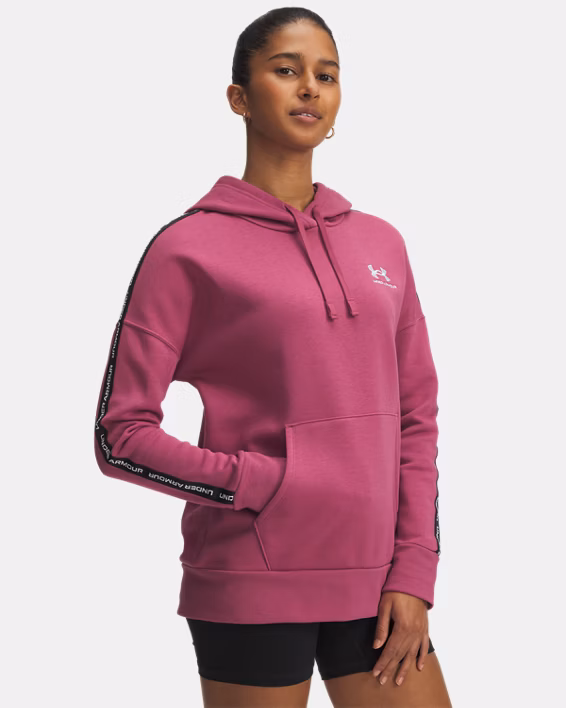 UA Icon Fleece Taped Women's Hoodie