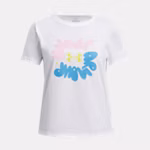 UA Bubble Wordmark Girls' Short Sleeve