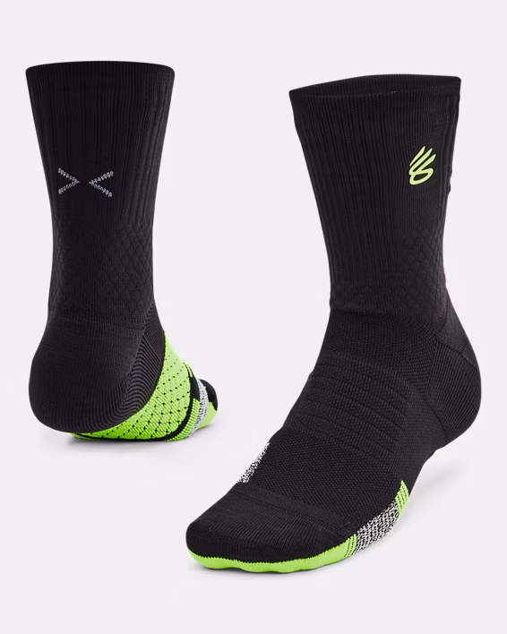 Curry ArmourDry™ Playmaker Unisex Mid-Crew Socks