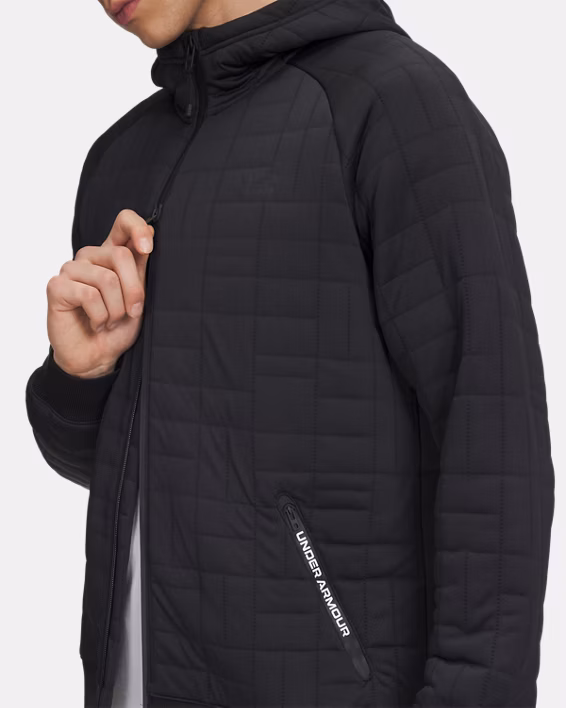 UA Unstoppable Fleece Textured Men's Full Zip