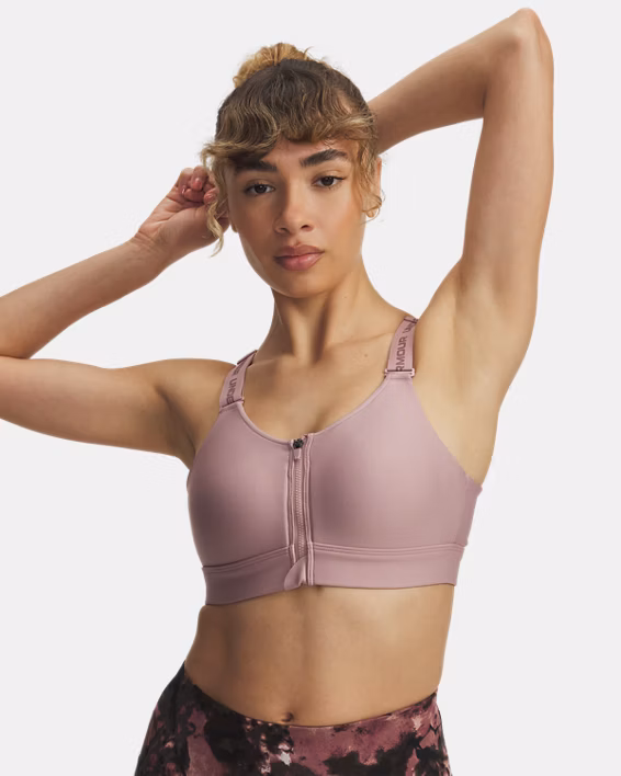 UA Infinity 2.0 High Zip Women's Sports Bra