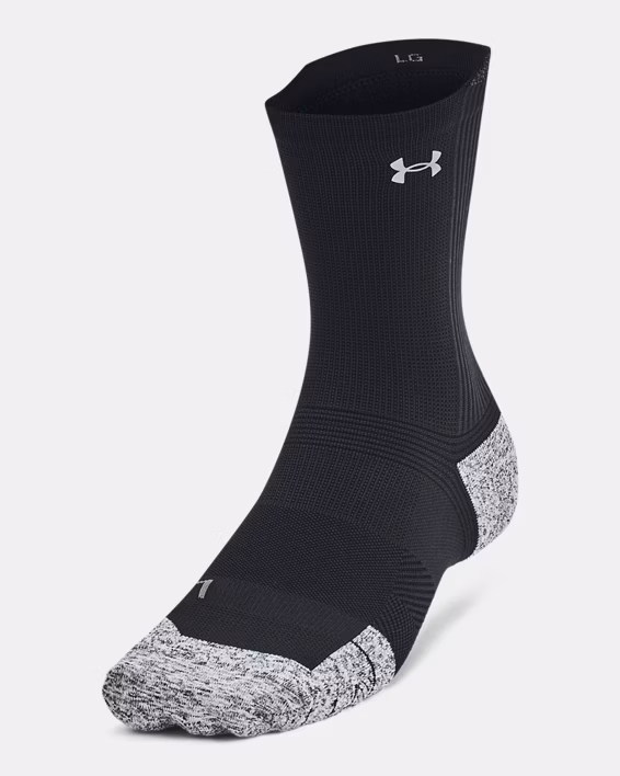 UA ArmourDry® Run Cushion Unisex 3-Pack Mid-Crew Socks