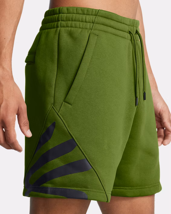 Curry Splash Fleece Men's 18 cm Shorts