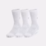 UA Training Cotton Unisex 3-Pack Crew Socks