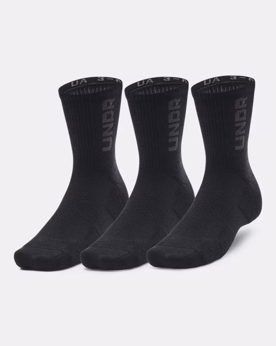 UA 3-Maker Unisex 3-Pack Mid-Crew Socks
