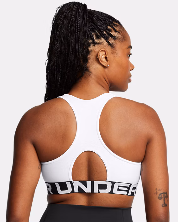 HeatGear® Armour Mid Branded Women's Sports Bra