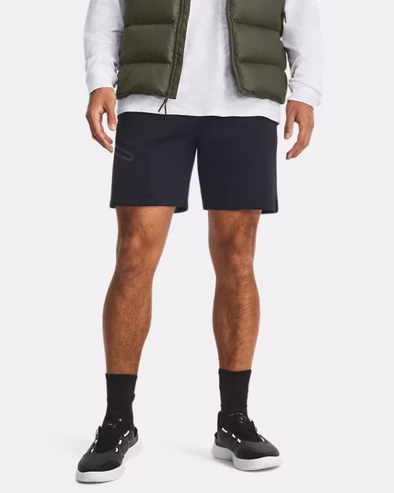 UA Unstoppable Fleece Men's 18 cm Shorts