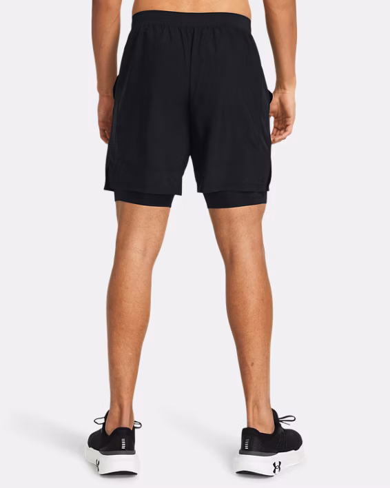 UA Launch Men's 2-in-1 18 cm Shorts