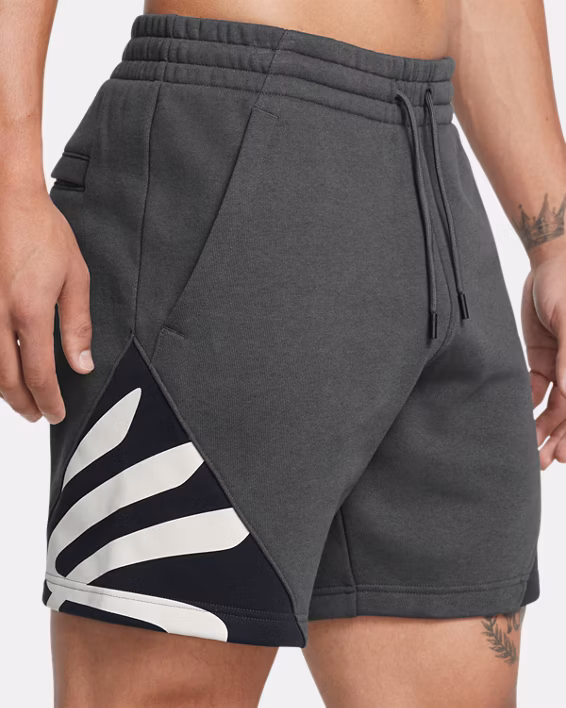 Curry Splash Fleece Men's 18 cm Shorts