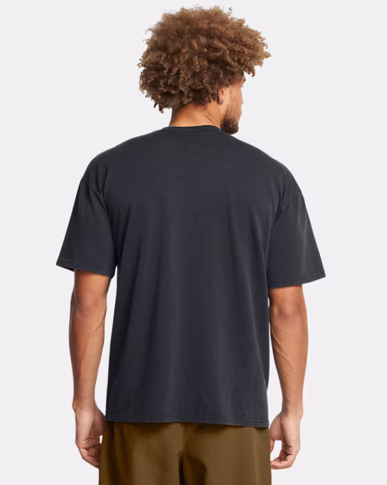 UA Heavyweight Logo Wash Men's Oversized Short Sleeve