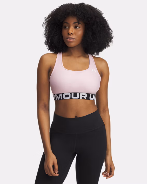 HeatGear® Armour Mid Branded Women's Sports Bra