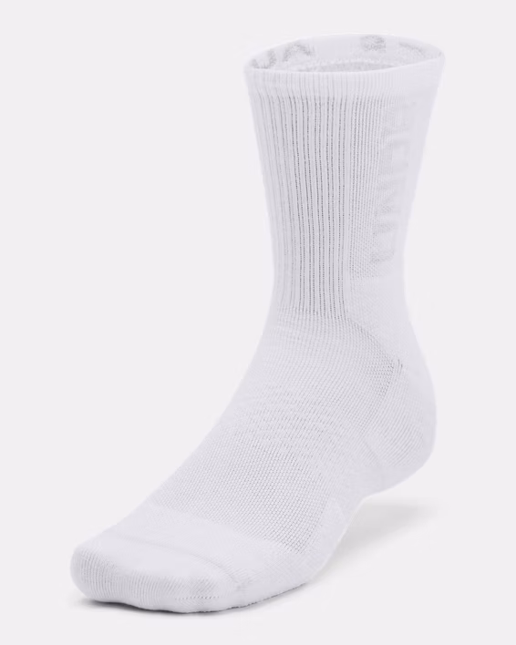 UA 3-Maker Unisex 3-Pack Mid-Crew Socks
