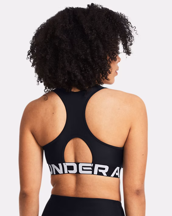 HeatGear® Armour Mid Branded Women's Sports Bra