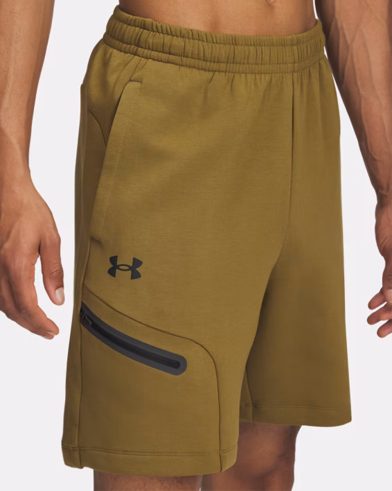 UA Unstoppable Fleece Men's 18 cm Shorts