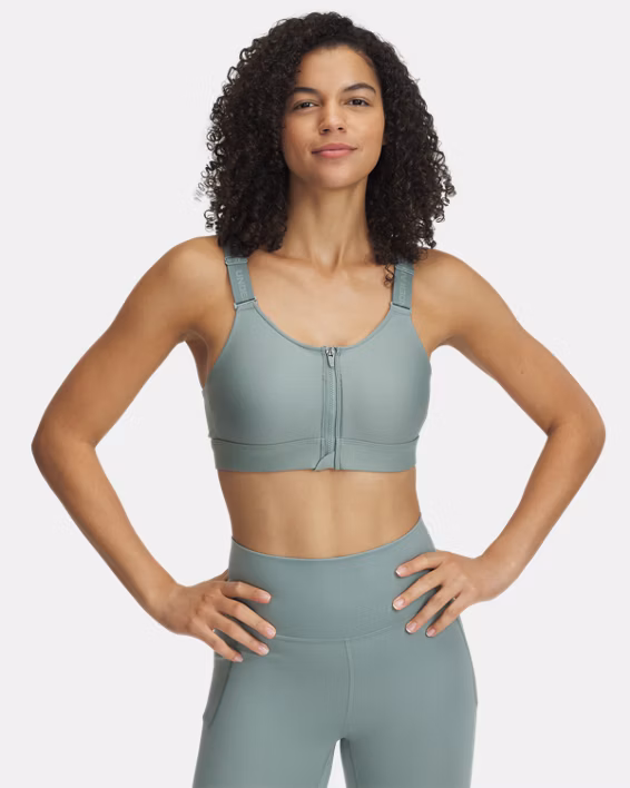 UA Infinity 2.0 High Zip Women's Sports Bra