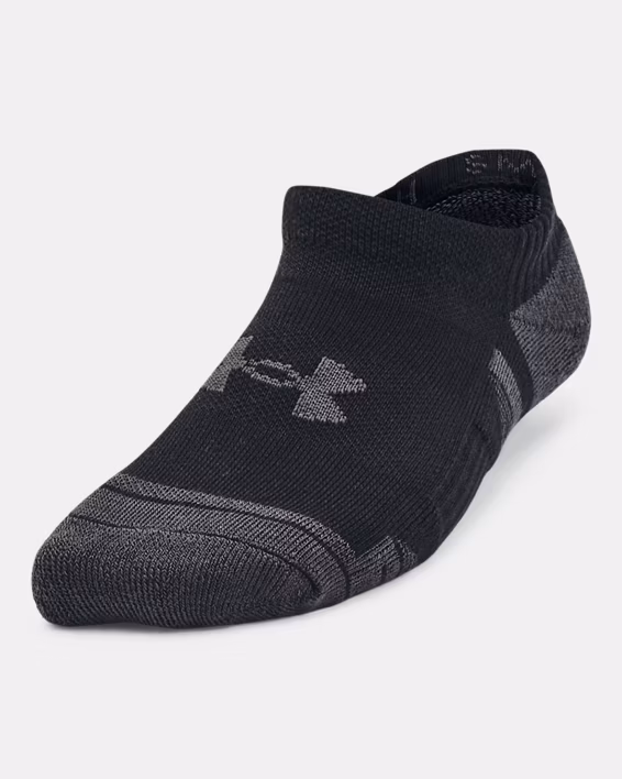 UA Performance Tech Kids' 3-Pack No Show Socks