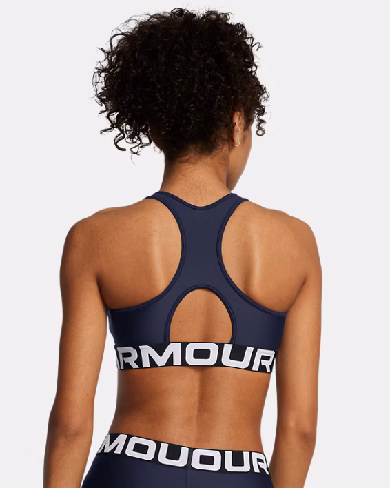 HeatGear® Armour Mid Branded Women's Sports Bra
