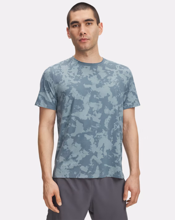 UA Launch Elite Printed Men's Short Sleeve