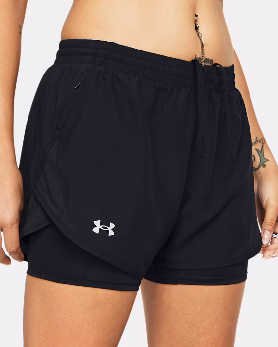 UA Fly-By Women's 2-in-1 Shorts