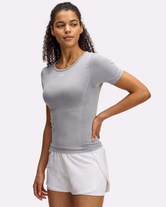 UA Vanish Seamless Washed Women's Short Sleeve