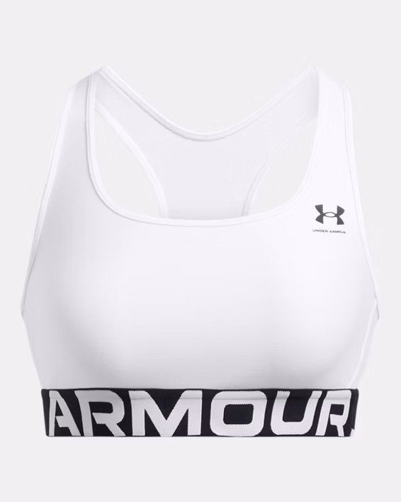 HeatGear® Armour Mid Branded Women's Sports Bra