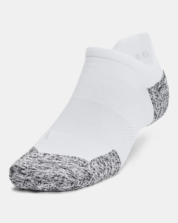 UA ArmourDry® Unisex Run Cushion 3-Pack No Show Socks