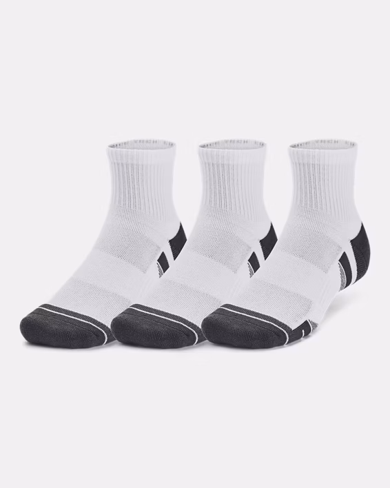 UA Performance Tech Unisex 3-Pack Quarter Socks