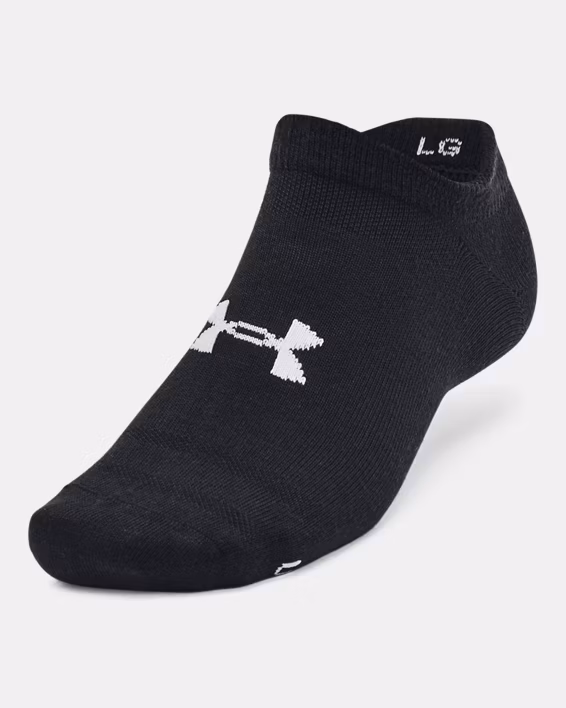 UA Essential Unisex 6-Pack No-Show Socks